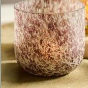 Anthropoligie -  Smoky Confetti Votive Holder